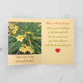 Alles Gute zum Geburtstag, Tante Lucy, Card Karte (Innenseite)