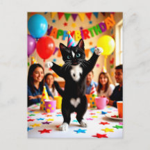 Alles Gute zum Geburtstag | Tanzparty-Katze