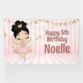 Alles Gute zum Geburtstag! Tanzprinzessin Ballerin Banner (Horizontal)