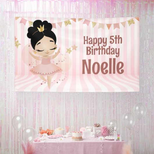 Alles Gute zum Geburtstag! Tanzprinzessin Ballerin Banner (Party)