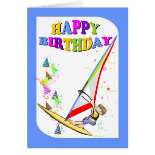 Alles Gute zum Geburtstag, tapferer Windsurfer
