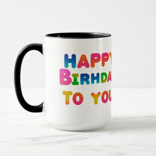 Alles Gute zum Geburtstag Tasse (Links)