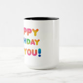 Alles Gute zum Geburtstag Tasse (Zentrum)