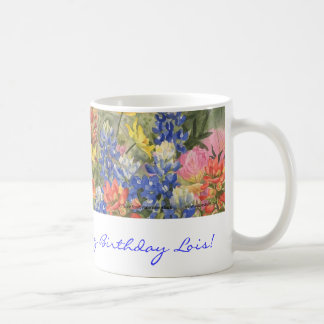 Alles Gute zum Geburtstag! Texas-Wildblumen-Tasse Kaffeetasse