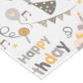 Alles Gute zum Geburtstag Tischdecke (Schrägansicht)
