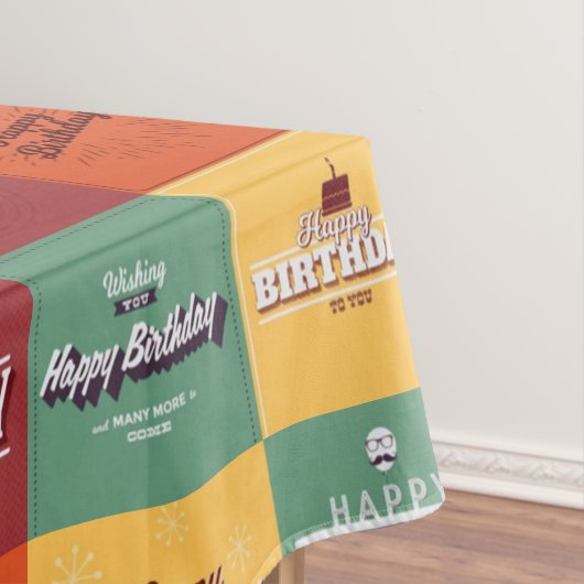 Alles Gute zum Geburtstag! Tischdecke (Beispiel)