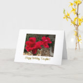 Alles Gute zum Geburtstag, Tochter Karte (Gelbe Blume)