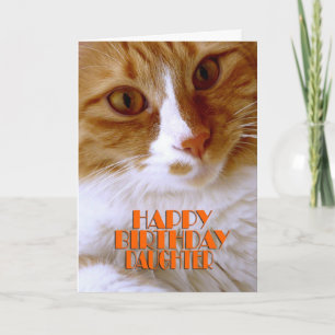 Alles Gute zum Geburtstag Tochter Süße Katze Karte