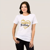ALLES GUTE ZUM GEBURTSTAG Tri-Blend SHIRT (Vorderseite voll)