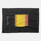 Alles Gute zum Geburtstag, tropischer Sommer Geschirrtuch (Horizontal)