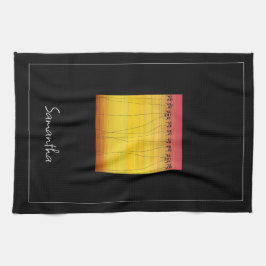 Alles Gute zum Geburtstag, tropischer Sommer Geschirrtuch