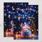 Alles Gute zum Geburtstag und frohe Weihnachten (Vorne/Hinten)