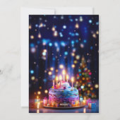 Alles Gute zum Geburtstag und frohe Weihnachten (Rückseite)