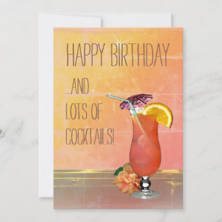 Alles Gute zum Geburtstag und viele Cocktails