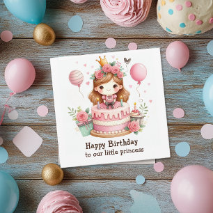 Alles Gute zum Geburtstag unserer kleinen Prinzess Karte