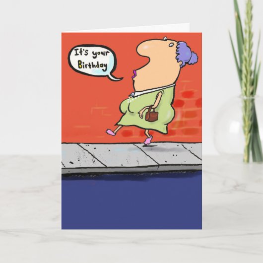 Alles Gute zum Geburtstag Unsinn. Karte (Vorderseite)