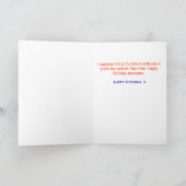 Alles Gute zum Geburtstag Unsinn. Karte (Innenseite)