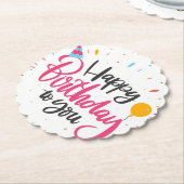 Alles Gute zum Geburtstag Untersetzer (angewinkelt)