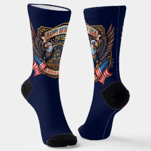 Alles Gute zum Geburtstag USA 250 Jahre Patrioti Socken