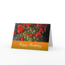 Alles Gute zum Geburtstag, Van Gogh, Rote Mohnblum