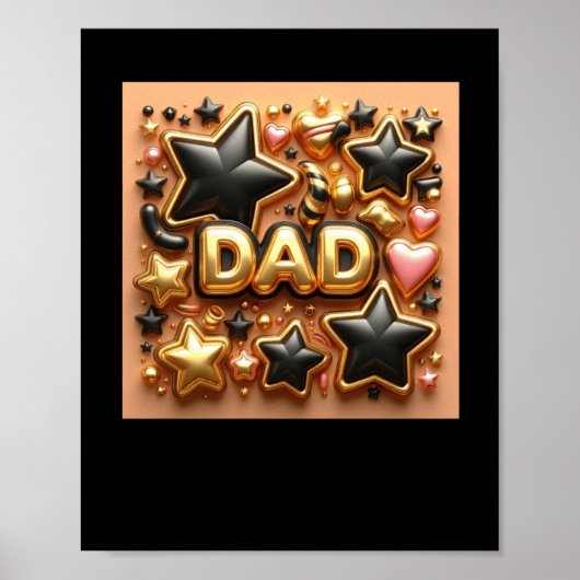Alles Gute zum Geburtstag Vater10 Poster (Vorne)