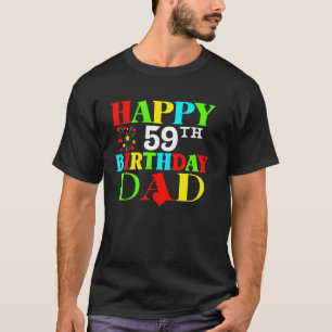 Alles Gute zum Geburtstag Vater 59 Jahre alt Gebur T-Shirt
