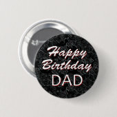 Alles Gute zum Geburtstag VATER Button (Vorne & Hinten)