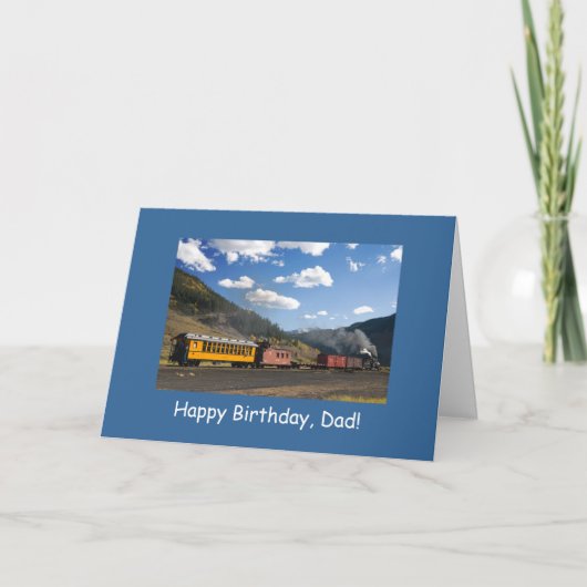 Alles Gute zum Geburtstag, Vater Karte (Vorderseite)