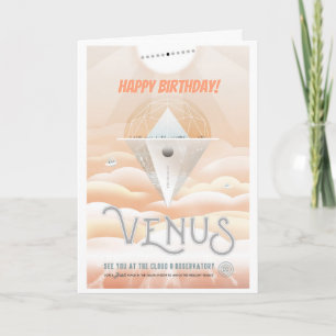 Alles Gute zum Geburtstag! Venus Obsevatory für de Karte