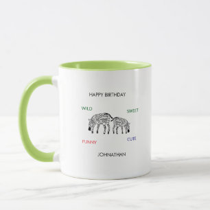 Alles Gute zum Geburtstag, viel Glück für Kenia-Ka Tasse