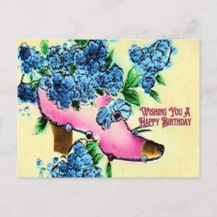 Alles Gute zum Geburtstag Vintage-Victorianisch Postkarte