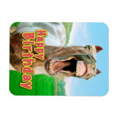 Alles Gute zum Geburtstag vom glücklichen Pferd Magnet (Horizontal)