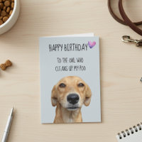Alles Gute zum Geburtstag vom Hund Funny Spaß
