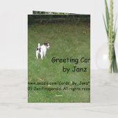 Alles Gute zum Geburtstag vom Hund! Karte (Rückseite)