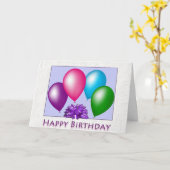 Alles Gute zum Geburtstag von allen uns Karte (Gelbe Blume)