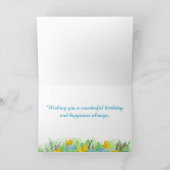 Alles Gute zum Geburtstag von allen uns Karte (Innenseite)