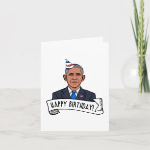 Alles Gute zum Geburtstag von Barack Obama Karte
