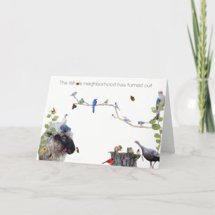 Alles Gute zum Geburtstag von der ganzen Feiertagskarte