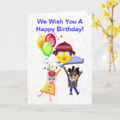 Alles Gute zum Geburtstag von der Karte (Gelbe Blume)