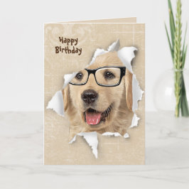 Alles Gute zum Geburtstag von Golden Retriever Karte