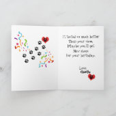 Alles Gute zum Geburtstag von Ihrem golden Karte (Innenseite)