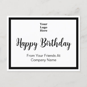 Alles Gute zum Geburtstag von Ihren Freunden bei B Postkarte