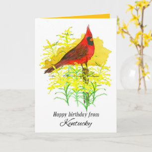 Alles Gute zum Geburtstag von Kentucky Cardinal Go Karte