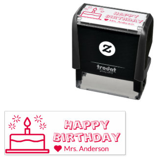 Alles Gute zum Geburtstag Von Lehrer zu Schüler Ni Permastempel
