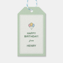 "Alles Gute zum Geburtstag von" Namensgeschenk-Anh