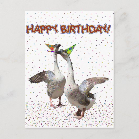 Alles Gute zum Geburtstag von Party Postkarte (Vorderseite)