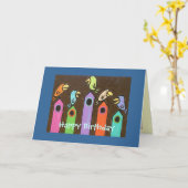 Alles Gute zum Geburtstag von uns allen Karte (Gelbe Blume)