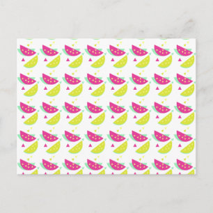 Alles Gute zum Geburtstag Wassermelonen-Limonade Postkarte