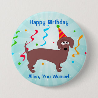 Alles Gute zum Geburtstag Weiner Button