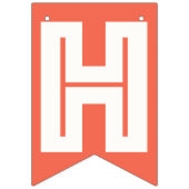 ALLES GUTE ZUM GEBURTSTAG ☆ WEISSER TEXT AUF WIMPELKETTE (Zweite Fahne)